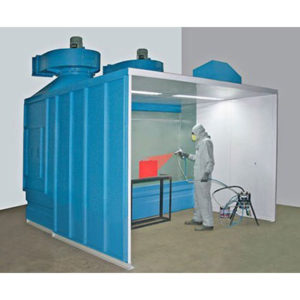 Down Draught Paint Booth